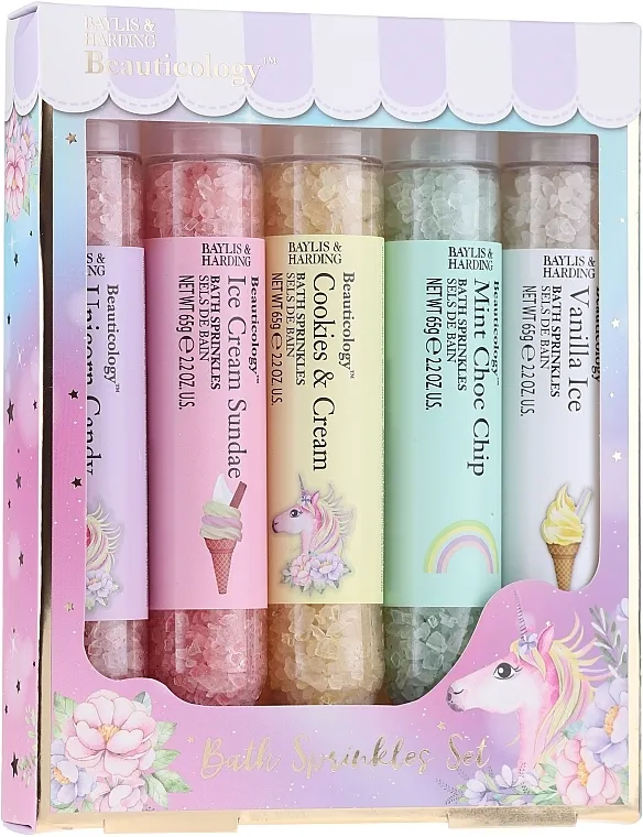 Baylis &amp; Harding Beauticology Bath Sprinkles (salt/for/bath/5x65g) Set