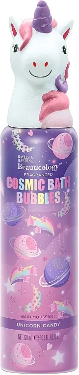 Baylis &amp; Harding Beauticology Cosmic Unicorn Candy Bath Bubbles Gift Pena za kupanje za decu, sa igračkom, jednorog