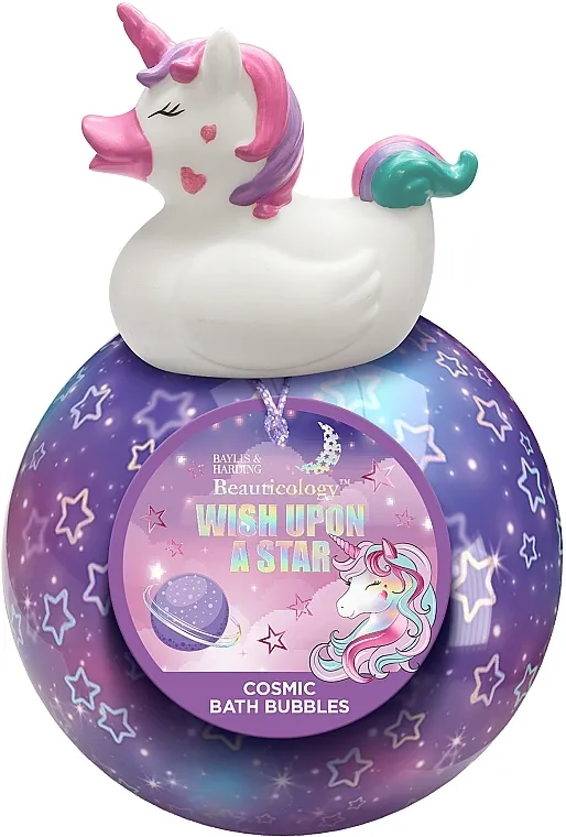 Baylis &amp; Harding Beauticology Cosmic Unicorn Globe Bath Bubbles Gift Kupka pena za decu, sa igračkom, jednorog