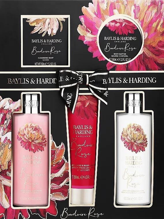 Baylis &amp; Harding Boudoire Rose Set Set, 5 proizvoda