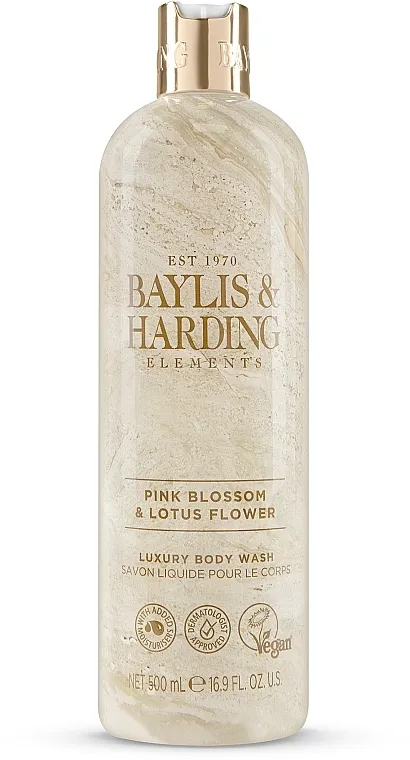 Baylis &amp; Harding Elements Pink Blossom &amp; Lotus Flower Body Wash Gel za tuširanje