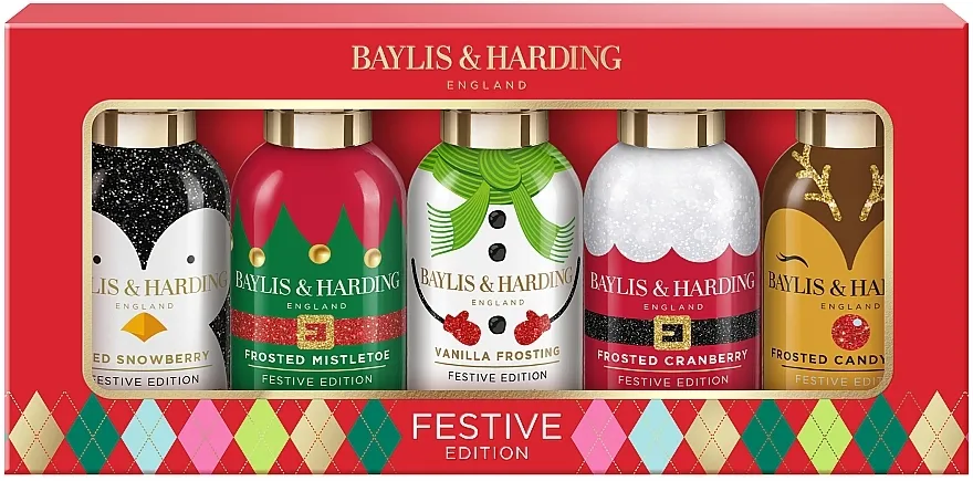 Baylis &amp; Harding Festive Edition Luxury Assorted Bathing Gift Set Set, 5 proizvoda