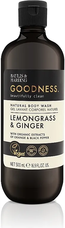 Baylis &amp; Harding Goodness Lemongrass &amp; Ginger Natural Body Wash Gel za tuširanje