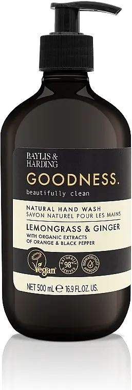 Baylis &amp; Harding Goodness Lemongrass &amp; Ginger Natutal Hand Wash Tekući sapun za ruke