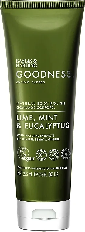 Baylis &amp; Harding Goodness Natural Body Polish L Lime, Mint &amp; Eucalyptus Piling za telo