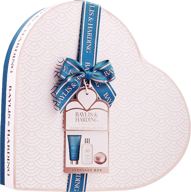 Baylis &amp; Harding Keepsake Box (sh/gel/300ml + b/lot/200ml + b/bomb/140g) Set