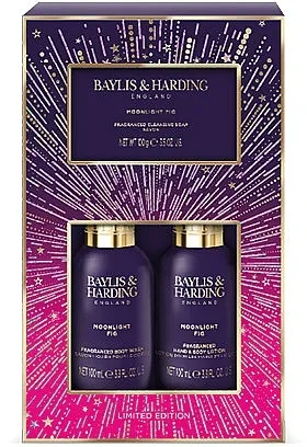 Baylis &amp; Harding Moonlight Fig Make Me Sparkle Bathing Gift Set (sh/gel/100ml + h/b/lot/100ml + soap/100g)
