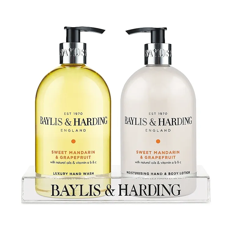 Baylis &amp; Harding Royal Bouquet Sweet Mandarin &amp; Grapefruit (b/lot/500ml + soap/500ml) Set