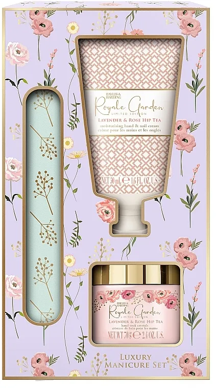 Baylis &amp; Harding Royale Garden Luxury Manicure Gift Set (hand/cr/70g + hand/cr/50ml + acc.)