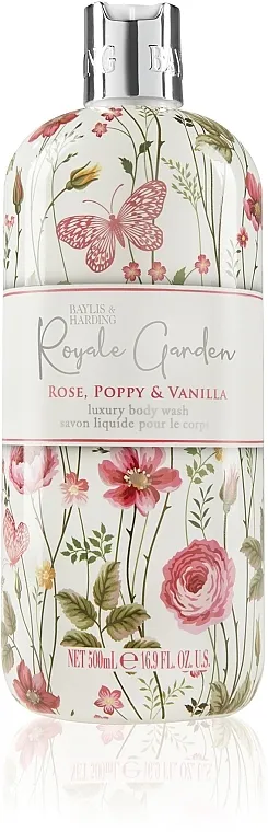 Baylis &amp; Harding Royale Garden Rose, Poppy &amp; Vanilla Body Wash Gel za tuširanje