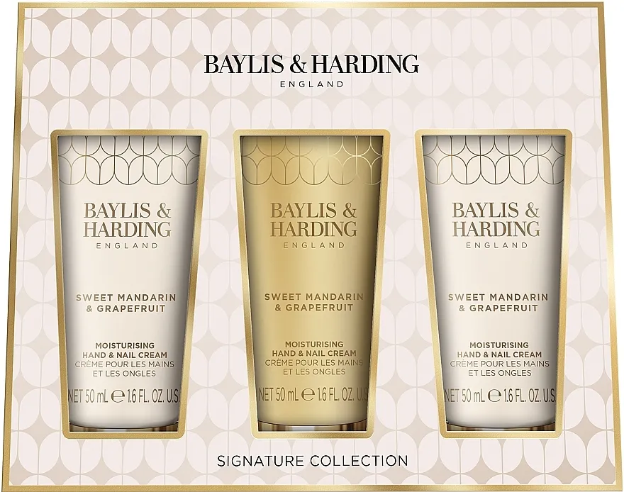 Baylis &amp; Harding Sweet Mandarin &amp; Grapefruit Indulgent Hand Trio Gift Set (h/cr/3x50ml)
