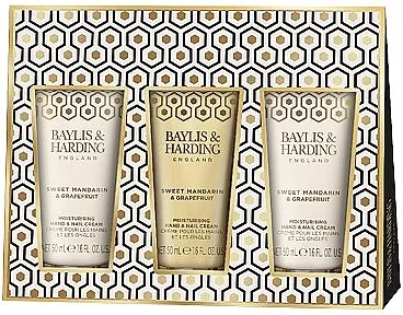 Baylis &amp; Harding Sweet Mandarin &amp; Grapefruit Indulgent Hand Trio Gift Set (h/cr/3x50ml)