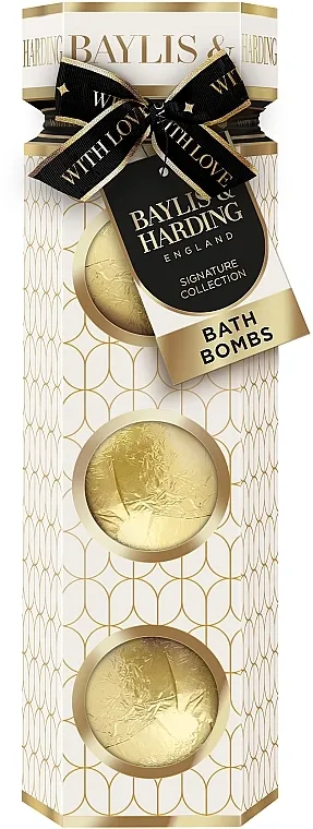 Baylis &amp; Harding Sweet Mandarin &amp; Grapefruit Luxury Bath Bomb Gift Set (b/bomb/3x100g)