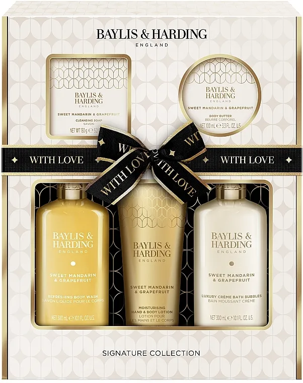 Baylis &amp; Harding Sweet Mandarin &amp; Grapefruit Perfect Pamper Gift Set Set, 5 proizvoda