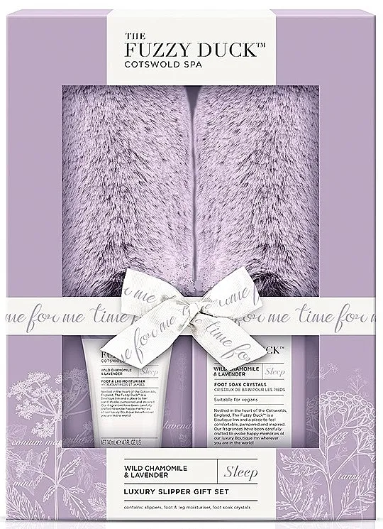 Baylis &amp; Harding The Fuzzy Duck Cotswold Spa Slipper Set (f/lot/140ml + f/salt/100g + acc)