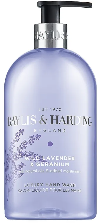 Baylis &amp; Harding Wild Lavender &amp; Geranium Luxury Hand Wash Tečni sapun za ruke