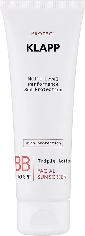 BB-krema za zaštitu od sunca Klapp Multi Level Performance Sun Protection BB Cream SPF50