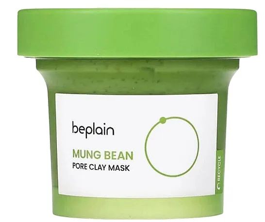 Be Plain Mung Bean Pore Clay Mask Glinena maska za lice koja sužava pore sa mung fasolom