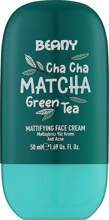 Beany Face Cream Matirajuća krema za lice Matcha