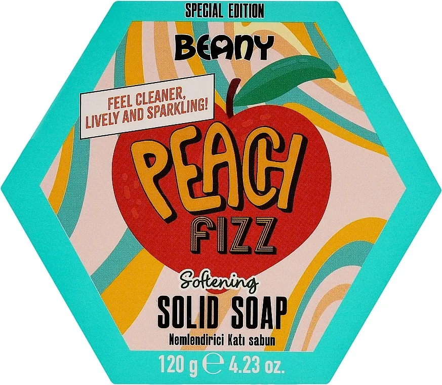 Beany Softening Solid Soap Sapun u komadu Peach Fizz