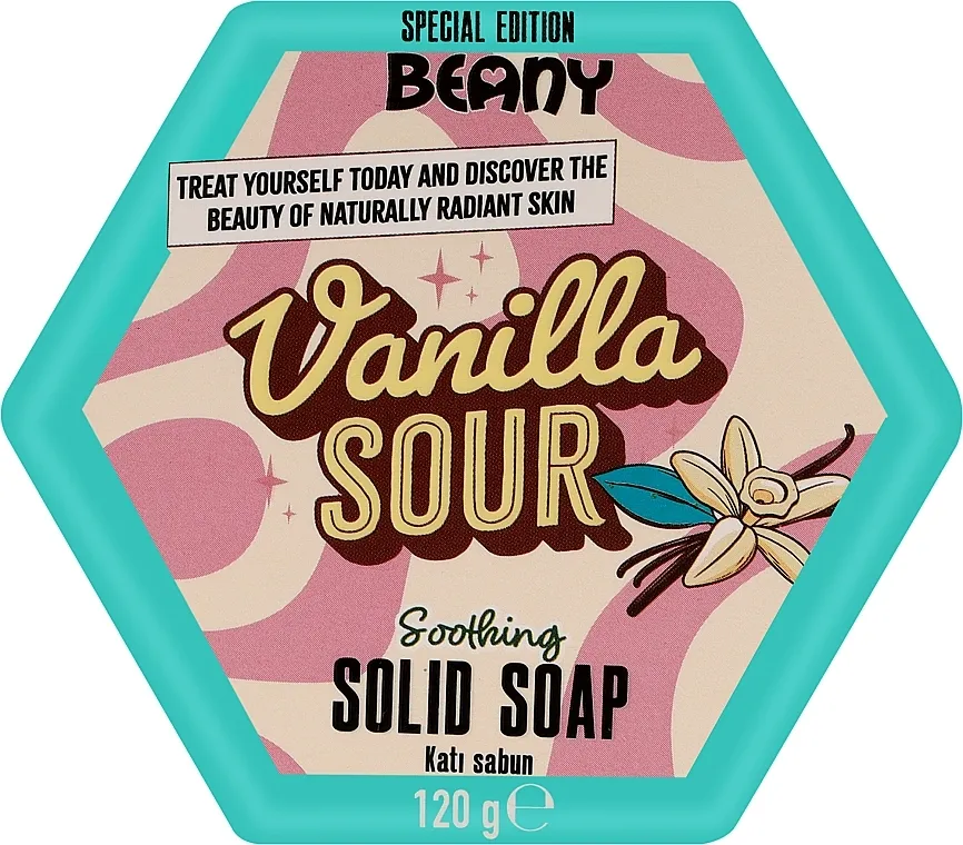 Beany Vanilla Sour Solid Soap Sapun u kutiji Vanila Kiselo
