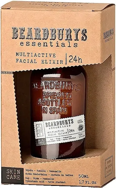 Beardburys Essentials Multiactive Facial Elixir 24h Eliksir za lice