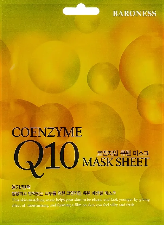 Beauadd Baroness Mask Sheet Q10 Sheet maska protiv starenja