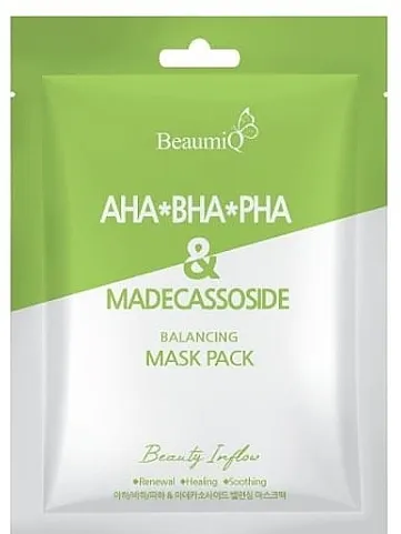 BeaumiQ Mask Pack Aha/Bha/Pha &amp; Madecassoside Mask Pack Maska za lice