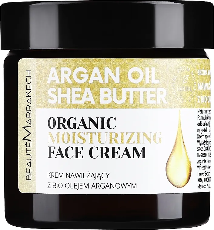 Beaute Marrakech Organic Moisturizing Face Cream Hidratantna krema za lice sa arganovim uljem
