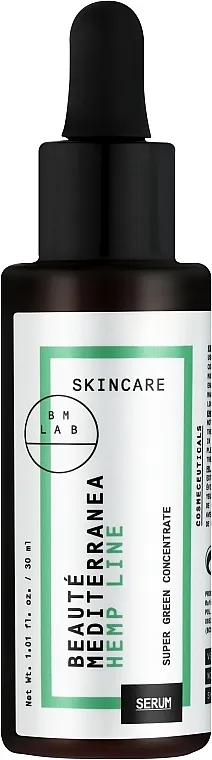 Beaute Mediterranea Hemp Line Serum Super Green Concentrate Serum za lice "Super zeleni koncentrat"