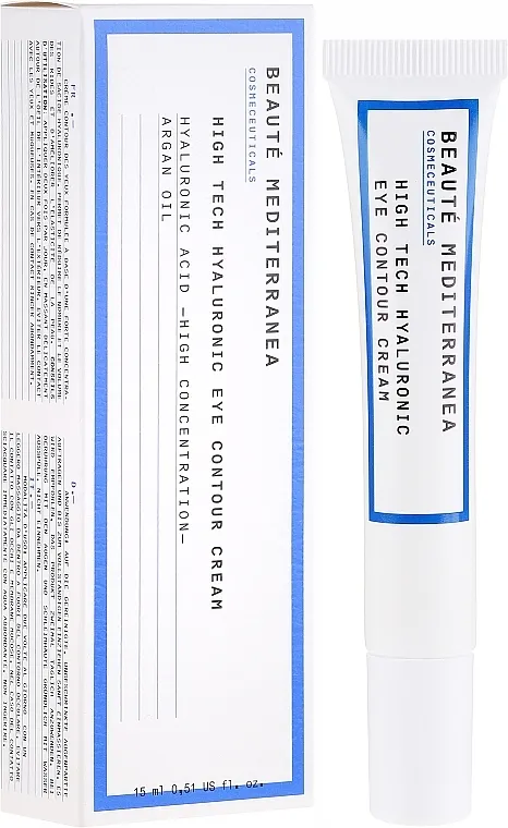 Beaute Mediterranea High Tech Hyaluronic Eye Contour Cream Krema za područje oko očiju s hijaluronskom kiselinom