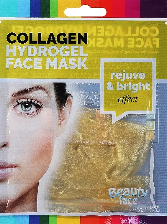 Beauty Face Collagen Gold &amp; Diamond Regenerating Home Spa Treatment Mask Kolagenska maska ​​sa dijamantima i zlatom