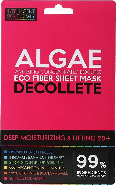 Beauty Face IST Deep Moisturizing &amp; Lifting Decolette Mask Algae Express maska ​​za zonu dekoltea