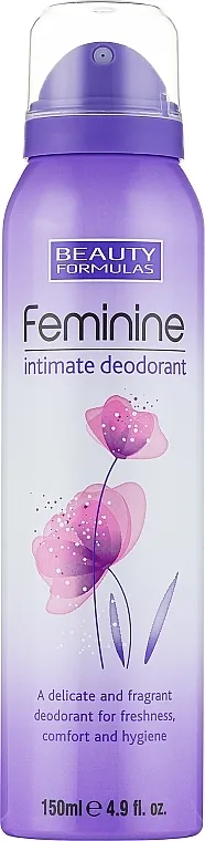 Beauty Formulas Feminine Intimate Deodorant Dezodorans za intimnu higijenu