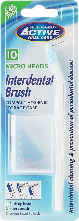 Beauty Formulas Interdent Brush with 10 Micro Heads Četkica za zube + 10 mlaznica