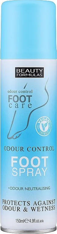 Beauty Formulas Odour Control Foot Spray Sprej za stopala