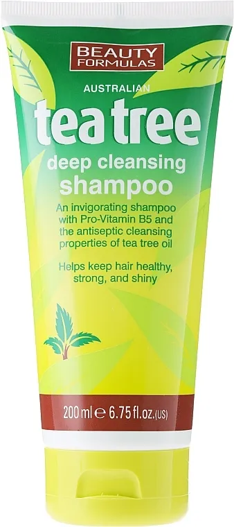 Beauty Formulas Tea Tree Deep Cleansing Shampoo Šampon za kosu "Tea tree"