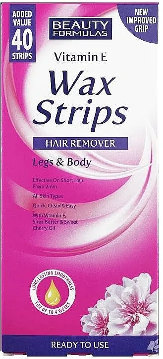 Beauty Formulas Wax Strips Legs &amp; Body Voskirane trake za depilaciju