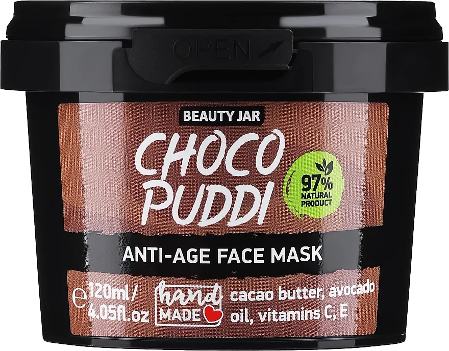 Beauty Jar Choco Puddi Anti-Age Face Mask Anti-aging hranljiva maska za lice sa kakaom