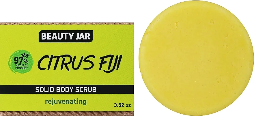 Beauty Jar Citrus Fiji Rejuvenating Solid Body Scrub Podmlađujući čvrsti piling za telo