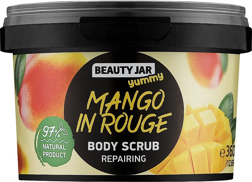 Beauty Jar Yummy Mango In Rouge Repairing Body Scrub Piling za telo 'Mango u ružičastom'