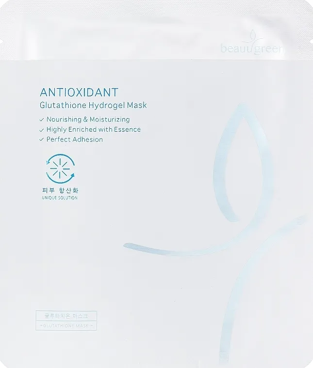 Beauugreen Antioxidant Glutathione Hydrogel Mask Maska za lice s glutationom