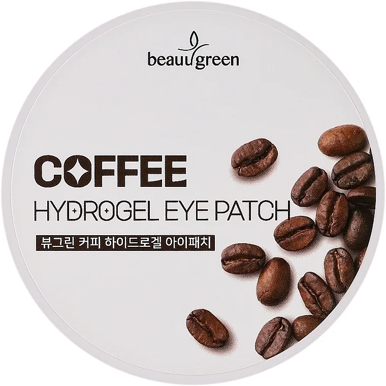 Beauugreen Coffee Hydrogel Eye Patch Tonizirajući hidrogel flasteri za oči sa kofeinom