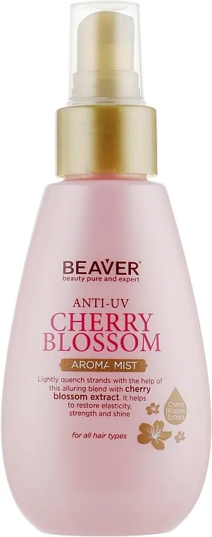 Beaver Professional Anti-UV Aroma Mist Cherry Blossom Refreshing Spray Ojačavajući aroma-sprej za kosu sa ekstraktom cvetova trešnje sa zaštitom boje