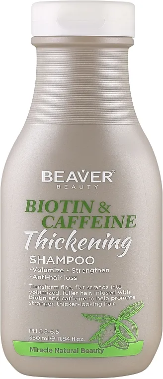 Beaver Professional Biotin &amp; Caffeine Thickening Shampoo Šampon protiv opadanja kose sa biotinom i kofeinom