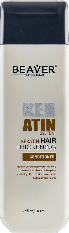 Beaver Professional Keratin System Conditioner Kondicioner sa keratinom za gustinu i zgušnjavanje kose