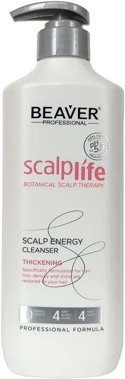 Beaver Professional Thickening Scalp Energy Cleanser Energizirajući šampon za povećanje gustine i sprečavanje opadanja kose