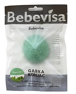 Bebevisa Konjac Sponge Spužvica za umivanje "Pepermint"