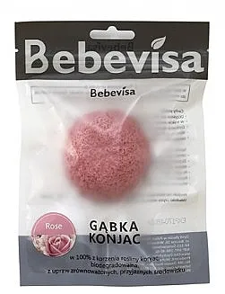 Bebevisa Konjac Sponge Spužvica za umivanje "Ruža"