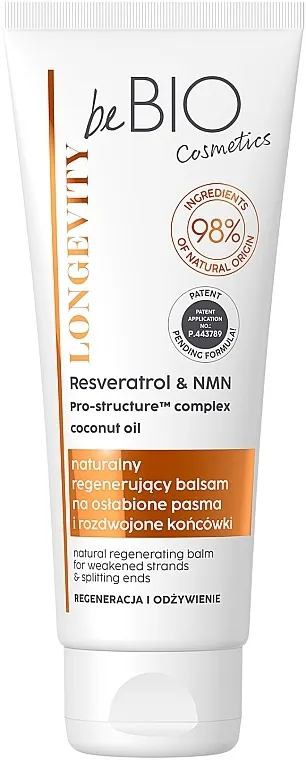 BeBio Longevity Natural Regenerating Balm Balzam za regeneraciju i ishranu kose